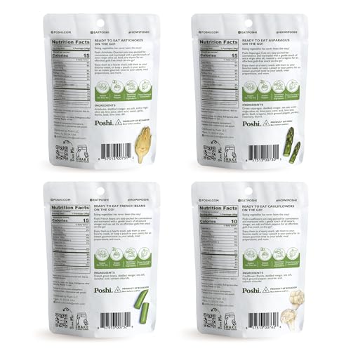 image for POSHI Marinated Vegetables Variety Pack | Asparagus, French Beans, Cau