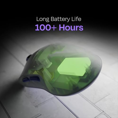 Kreo IKARUS High Performance Wireless Gaming Mouse, 4k Polling Rate, Pixart 3395 Sensor, 26,000 DPI,100+ Hr Battery, 4000Hz Polling Rate, Lightstrike Optical Switches, Ergonomic Design(Ikarus-White) - Image 5