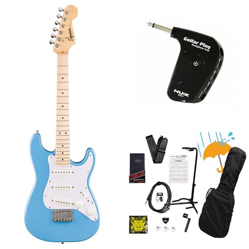 Squier/Mini Stratocaster Maple Fingerboard White Pickguard California Blue[�R���p�N�g�G���L�M�^�[] GP-1�A���v�t���G���L�M�^�[���S�҃Z�b�gR