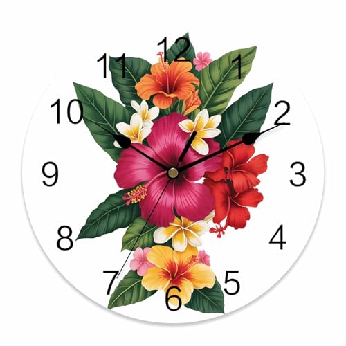 Reloj de pared redondo 12 pulgadas silencioso con PVC