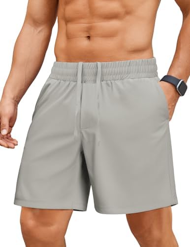 PINSPARK Men's Gym Workout Shorts - 7