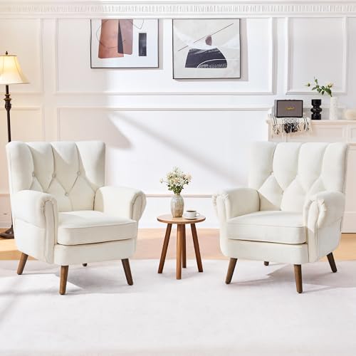 Sillón Chenille Beige ergonómico de una plaza miniatura 5