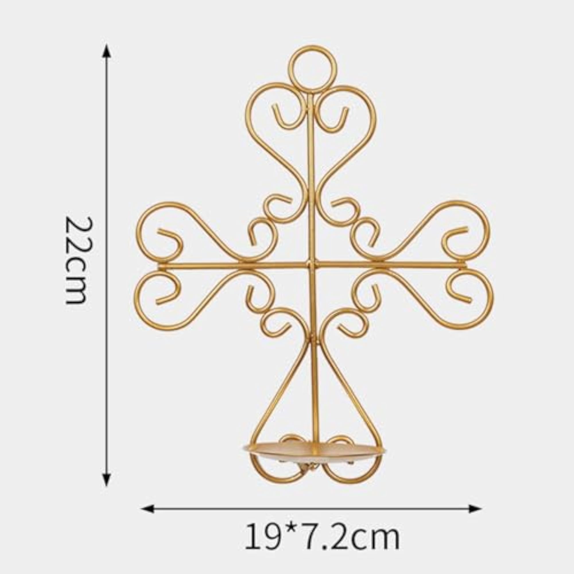 Simple Pillar Candle Holder Stand for Fireplace