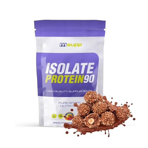 Mm Supplements - Isolate 90 Cfm - 500 G - Choco Rocher - Proteína De Aislado De Suero Cfm - Con Aislado De Suero Provon 295 De Glanbia - Ayuda A Aumentar La Masa Muscular - Suplemento Deportivo