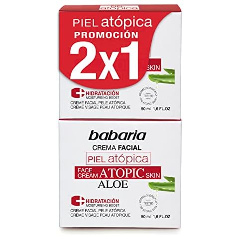Babaria Crema Facial Pieles Atópicas con Aloe Vera y Vitamina E Cover