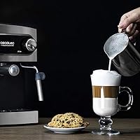Cecotec Espressomaschine Cumbia Power Espresso 20 Barista Aromax. Leistung 2900 W, 2 Heizsysteme, 20-bar-Druckpumpe, Manometer, Doppelauslassfilterhalter und 2 Filter (Basic) – Ansicht 6