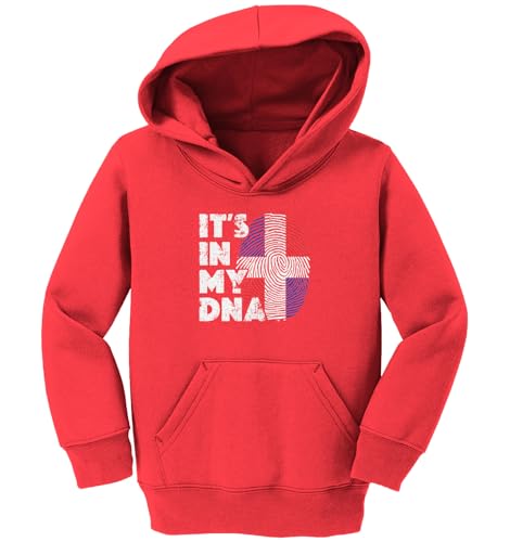 Haase Unlimited It's In My DNA Dominican Finger Print Toddler/Youth Fleece Hoodie