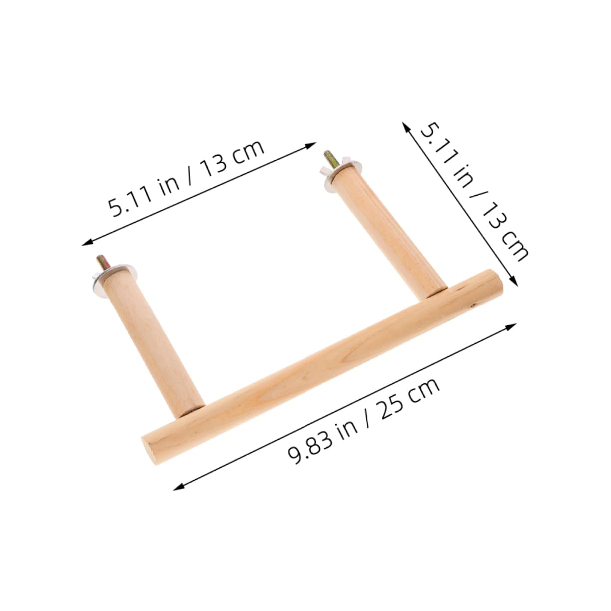 VANZACK 6pièces Perchoir pour Oiseaux Naturel Support pour Perruches Et Perroquets Accessoire De Cage à Oiseaux
