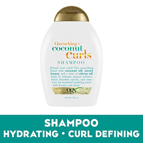 Ogx Quenching + Coconut Curls Curl-Defining Shampoo Quenching + Coconut Curls Curl-Defining Conditioner #TOP2