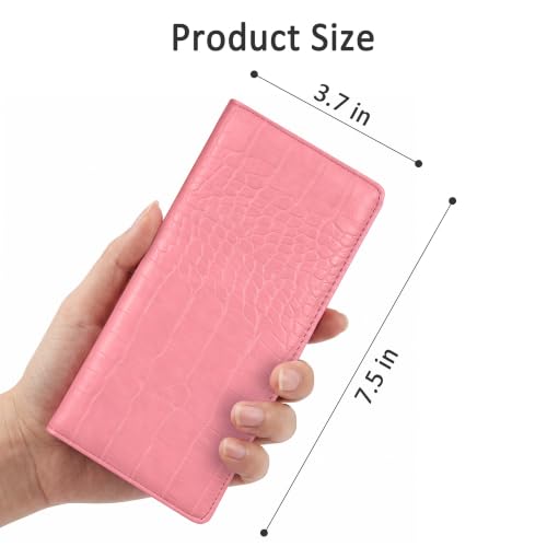 Image of Tipmile Slim Wallet for Women, RFID Blocking Credit Card Holder | 1 Zipper Pocket, 1 ID Window, 3 Cash Compartments, 11 Card Slots
