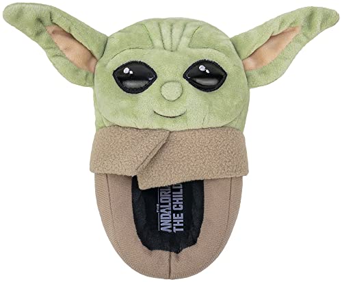 STAR WARS The Mandalorian,Â Grogu Baby YodaÂ BoysÂ SlipperÂ Full Body, Kids Size 13/1