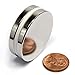 CMS Magnetics® Grade N45 Disc Magnets Dia 1.5 x 3/16" 2 Pieces
