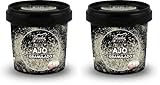 Ajo granulado 90 g - 100% natural, obtenido a partir de ajo secado con delicadeza, sin añadir aditivos y apto para dietas veganas (Paquete de 2)