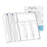 PILIPILI Acrylic 6 IN 1 Foil And Plastic Wrap Dispenser With Bag Storage Organizer for Kitchen...