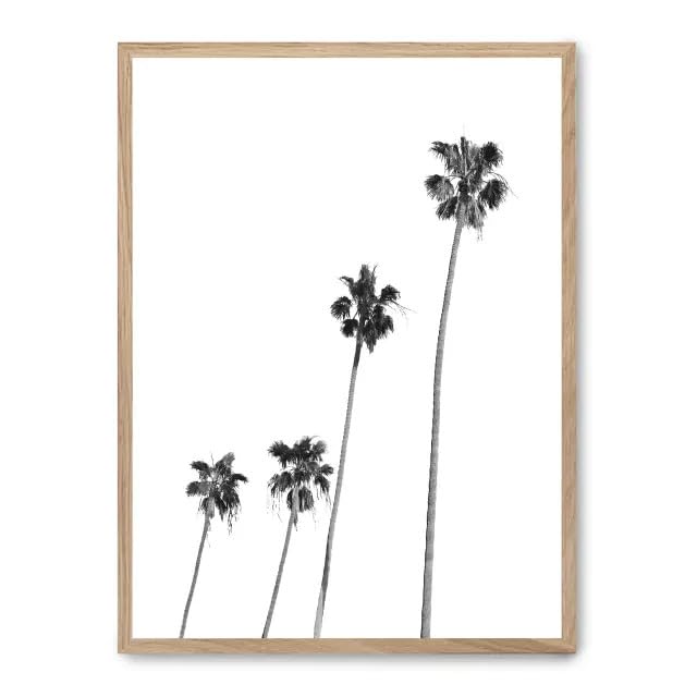 Cuadro palm tree line up i FASE5 decoración nórdica de playa