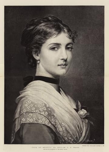 Tableaux Murale Art Poster Type de Beauté No Xvii par Charles Edward Perugini 60x90cm