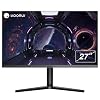 KOORUI FHD 27 Inch Monitor, Fast IPS Screen (1920 * 1080P, 165HZ 1ms, DCI-P3 90%, DP 1.2+HDM I.4+Type-C Autdio, 300cd/m2), Rotating Stand, Narrow Bezel on Three Sides, Black Blue