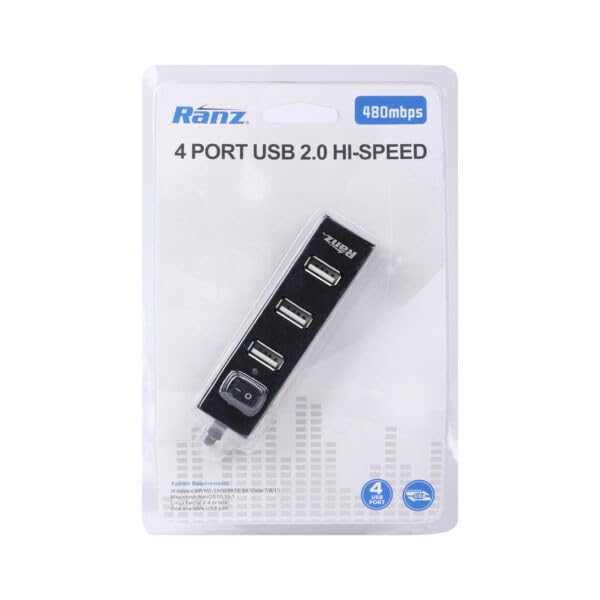 Ranz 4 Port USB Hub 2.0V (B0DF5936TM) Amazon Price History, Amazon Price Tracker