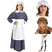 Charlie Crow White Apron Costume for Kids one Size fits All. (Includes Apron only) 3-12 Years