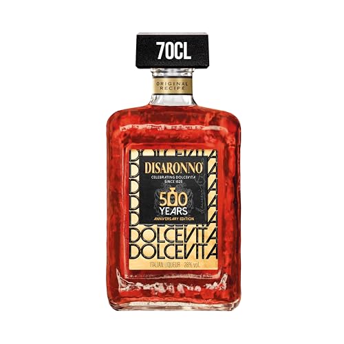 DISARONNO Originale (1 x 700 ml) – italienischer Amaretto Likör mit süßem, fruchtigem Aroma nach Bittermandel und...