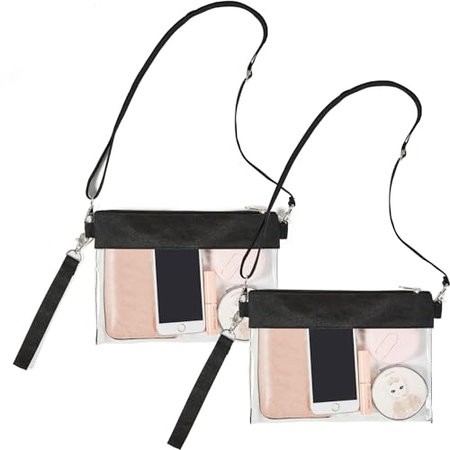 Image of gdbis Clear Crossbody Bag, Stadium Approved Clear Purse Bag for Concerts Sports Events