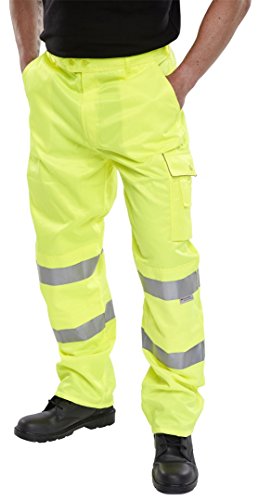 Pantalon Saturn Jaune 44 pour travailler en extérieur en sécurité