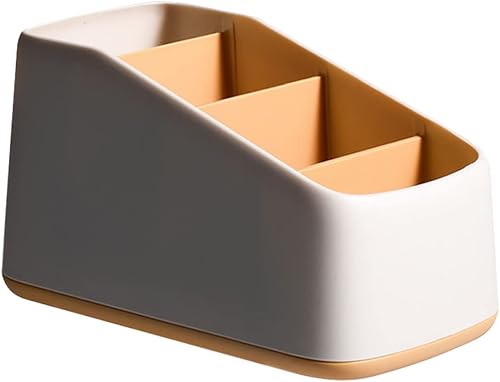 Zerodeko Caja de almacenamiento de control remoto, cesta de almacenamiento de escritorio, cesta de almacenamiento útil, decoración del hogar, cestas