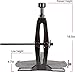 LEADBRAND Steel Scissor Jack for Car 1.8 Ton- Oversized Base | Portable, Ideal for SUV and Auto - Tire Changing Kit, Ratchet Handle Saving Strength Design,inches Ideal for Auto/Pickup/Truck/SUV/MPV…