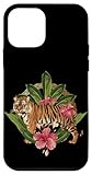 custodia per iphone 12 mini wild tiger t shirt, wild jungle tiger fashion graphic design