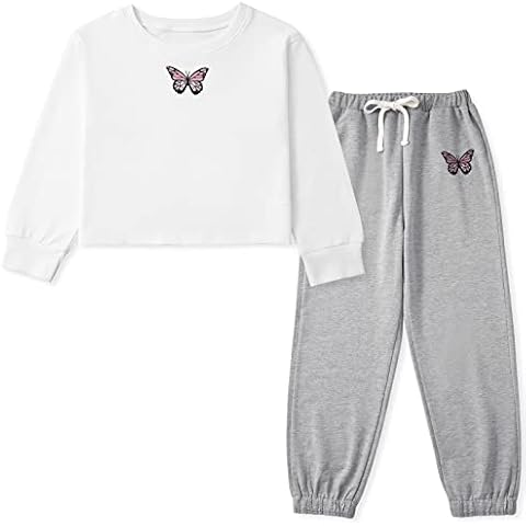 Ofanyia Girls Butterfly Print Tracksuit Set Cover