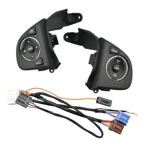 �z�C�[���̃{�^�� �p�� CRV 2012-2016 �I�[�f�B�I���W�I�����[�g�N���[�Y�R���g���[���{�^���X�e�A�����O�z�C�[���J�[�X�^�C�����O 35880T0AA11(1-Switch plus cable)