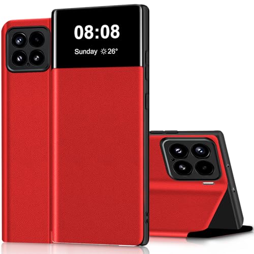 Étui Xiaomi 15 rouge rigide : protégez votre écran des bris et rayures