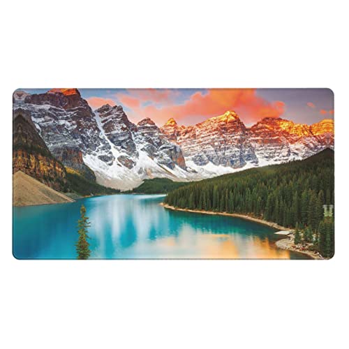 Tapis de souris de jeu facile à nettoyer et antidérapant National Park XL