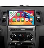 2G+64G Car Stereo for Jeep Grand Cherokee 2004-2007 with Wireless Carplay Android Auto 10.1" Touch Screen Bluetooth Car Radio with Mirror Link GPS Sat Nav FM HD Reverse Camera