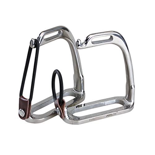 Korsteel Stainless Steel Peacock Stirrup Irons, 3.5" #TOP11