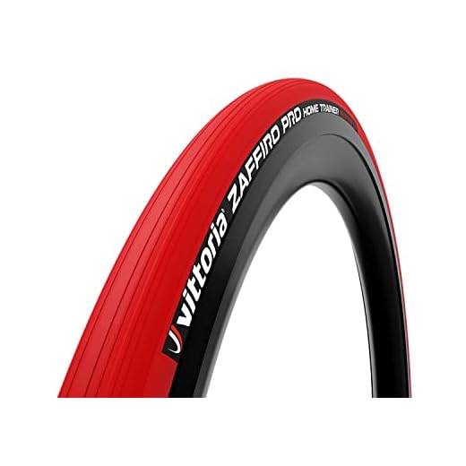 Vittoria Zaffiro Pro Home Trainer Cubierta MTB, Unisex Adulto, Rojo, 23-622/700 x 23c