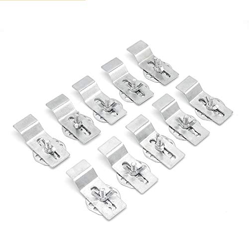 Undermount Sink Clips, Epoxy Sink Clip Kits, Heavy-duty Undermount Kitchen Sink and Bathroom Sinks Brackets 10 Pack