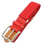 [CONGARTENO] 調節可能な伸縮性野球ベルト 弾力性ある合成革素材 軽量耐久 メンズ レディース用 ソフトボールパンツ対応 スリッシュなスポーツア