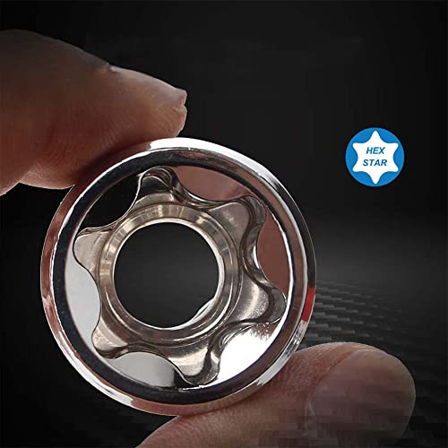14 PCS E Torx Star Socket Set, Torque Socket Set 1/4" 3/8" 1/2" Drive External E4 - Image 3