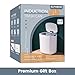 ELPHECO 3.5 Gallon Waterproof Motion Sensor Bedroom Trash Can with Lid Bathroom Decor, Automatic Garbage Bin Bathroom Accessories for Bathroom Living Room Office, Grey