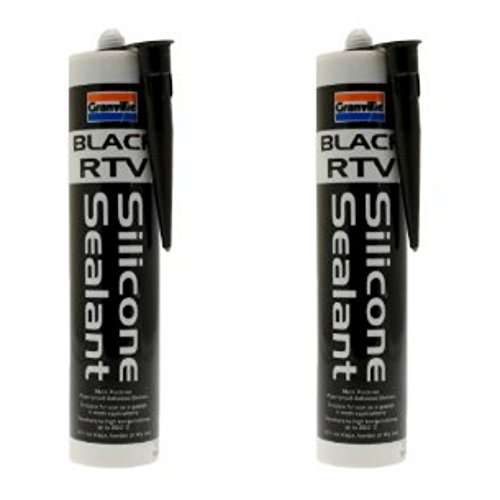 2 x Granville 0236 310ml RTV Silicone Sealant Black Amazon.co.uk