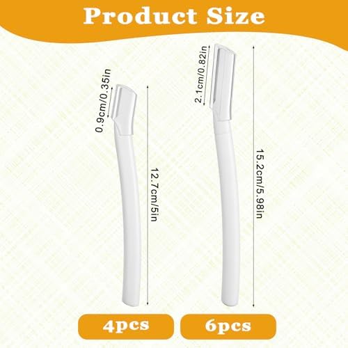 10 Pcs Face Razors for Women Dermaplaning Face Blade for Women Facial Hair — 사진 2