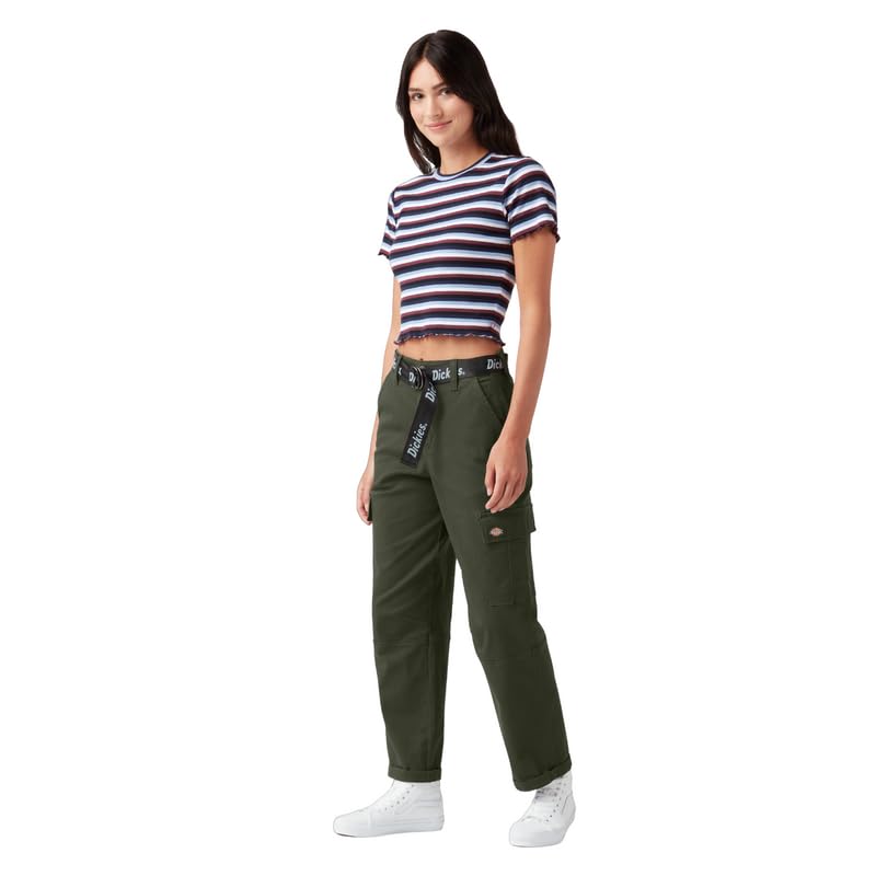 Image of Dickies Women's Relaxed Fit Cropped Cargo Pants