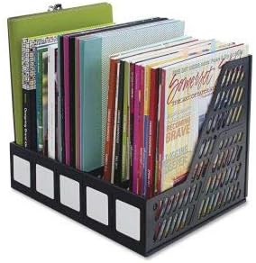 Advantus Literature File, Five Slots, 13.25 x 10 x 10.25, Black