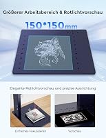 GWEIKE G2 Pro 30W Faserlasergravierer, 15000 mm/s schnelle Lasergraviermaschine mit 3D- und Tiefengravur, 150x150mm Arbeitsbereich, tragbare Lasermarkiermaschine für Metall, Schmuck, Hundemarken – Ansicht 5