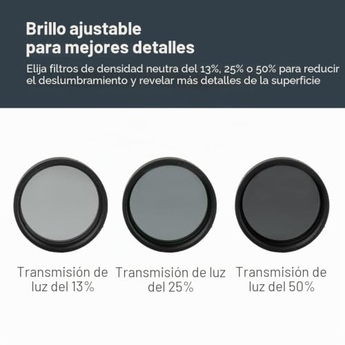 Filtro lunar Celestron 94315 para telescopio de 1,25 con estuche 3