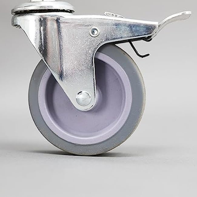 2 Tiers Kitchen Trolley, Kitchen Cart On Wheels, Large Capacity Kitchen Rolling Storage Cart, Serving Trolley with Wine Rack, Metal-oziqKuXu