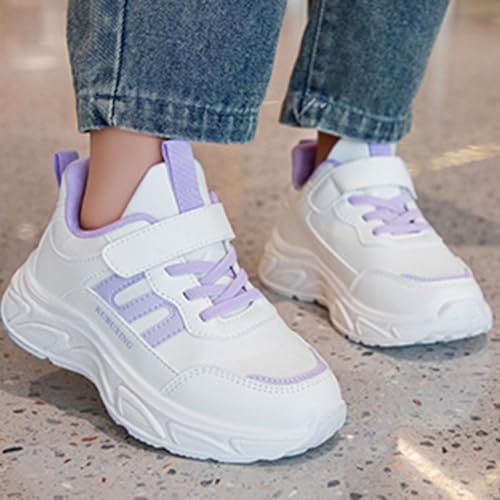 IWIHMIV Girls Athletic Shoes Kids Non Slip Running Walking Shoes Outdoor Lightweight Tennis Sneakers for Little3