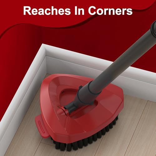 Aifacay Scrub Brush for O-Cedar, Scrubber Mop Head for O-Cedar RinseClean Mop Stiff Bristle Scrub Mop for Floor Cleaning Spin Mop Scrub Brush Head Replacement for Kitchen Bathroom Floors Walls
