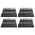 Grill Cleaning Brush Replacement Heads, Stainless Steel Wire Bristle Cleaner For Outdoor Grill, Grill Accessories For BBQ(4pcs)